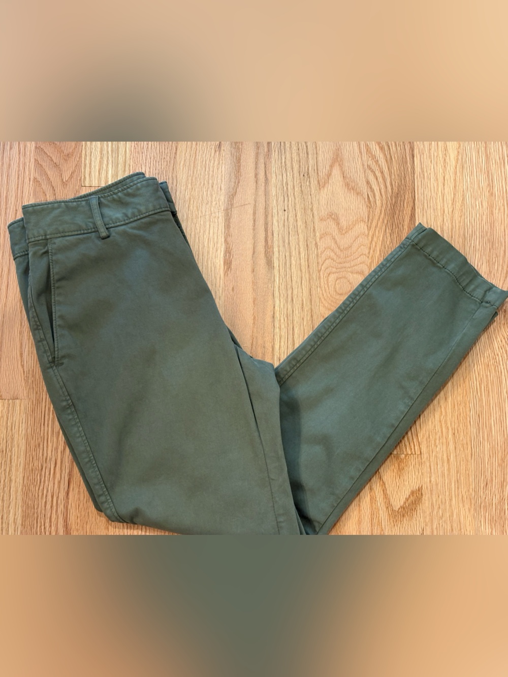 Banana Republic Casual Olive Sloan Fit Petite 2 Pants